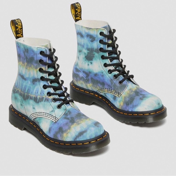 Doc Martens 1460 Tie Dye Pascal Leather Boots - Picture 1 of 11